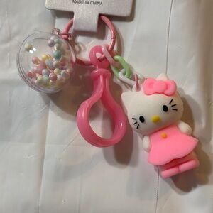Hello Kitty Pink Keychain/Bag Charm